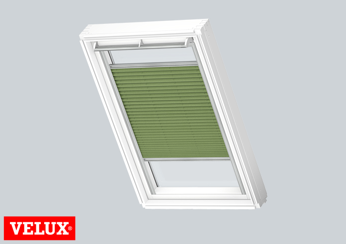 Flying Pleated, 1280 Forest Green - VELUX Loft Blind - Image 3